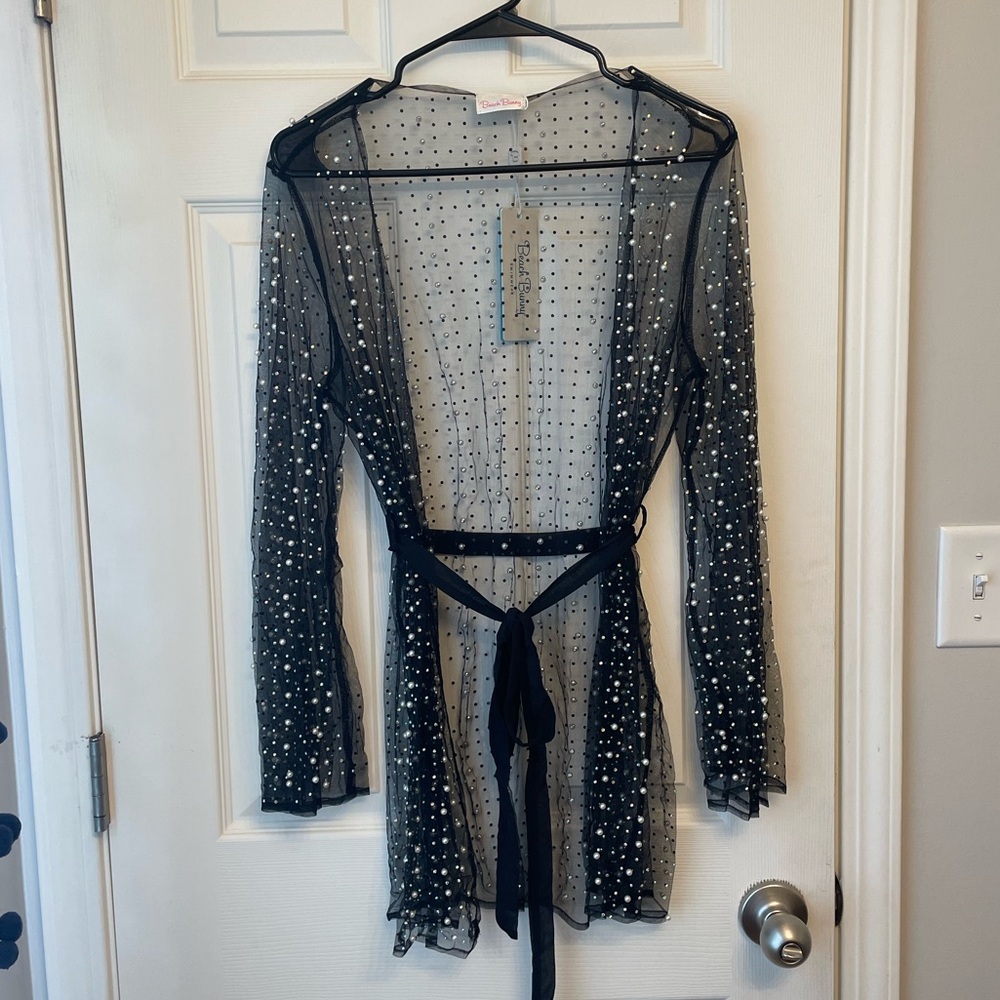Girl Gang Mini Robe bathing suit cover-up from REVOLVE